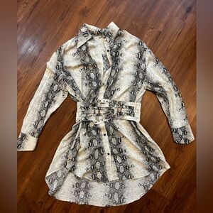 Fashion Nova snakeskin dress